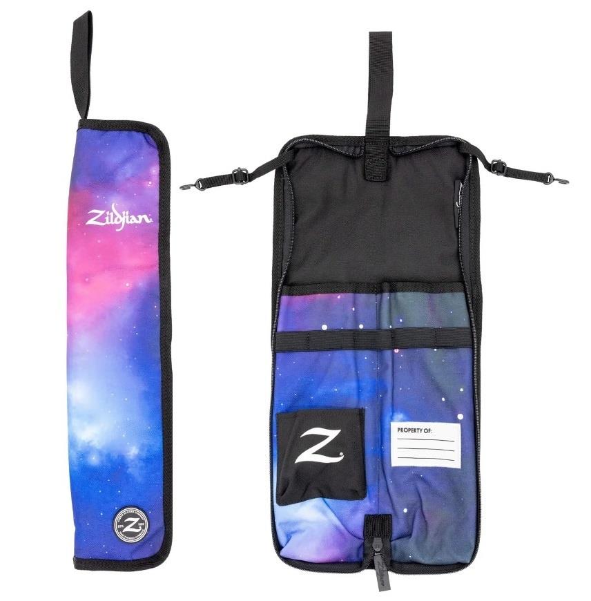 Bag de Baquetas Zildjian Galaxy Purple compacta com diversas divisões e padrão top ZXSB00301 (16150)