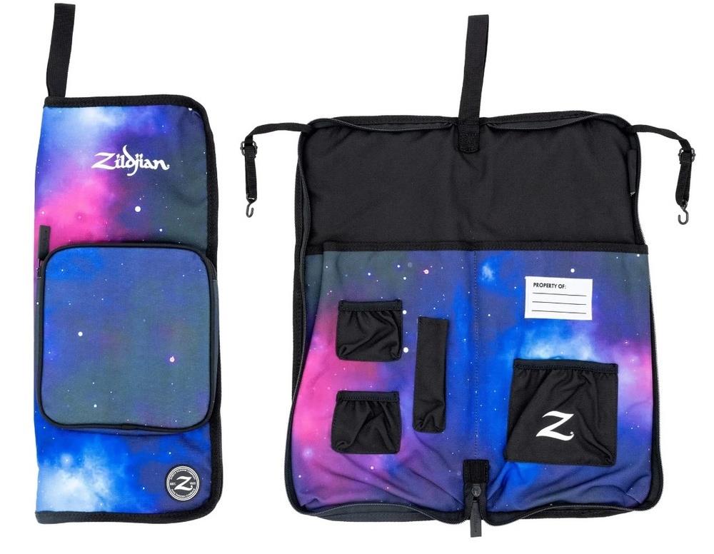Bag de Baquetas Zildjian Galaxy Purple média com diversas divisões e padrão top ZXSB00302 (16151)