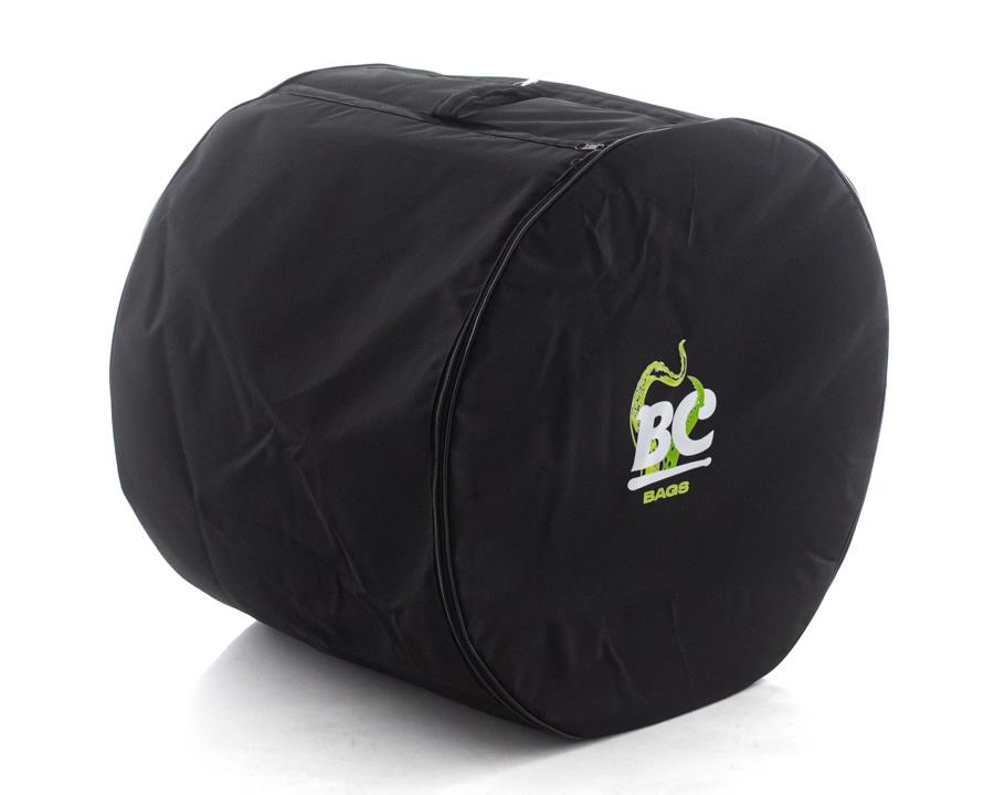 Bag de Bumbo Batera Clube BC Octogear Black 20" com reforço interno em tecido preto (BC0011)