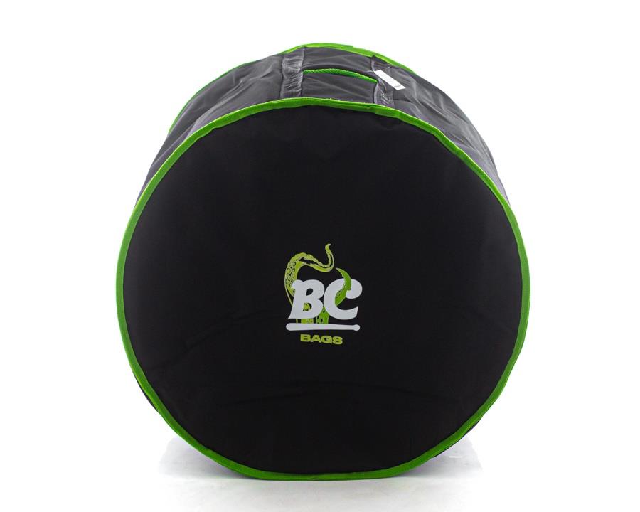 Bag de Bumbo Batera Clube BC Octogear Premium 24" mais rígida com veludo suede e costura tripla (BC0023)