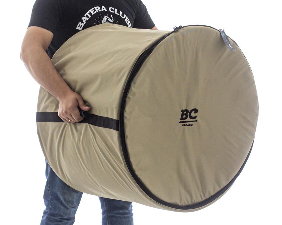 Bag de Bumbo Batera Clube BC Via Sarja 20" com reforço interno e alça emborrachada (000989)