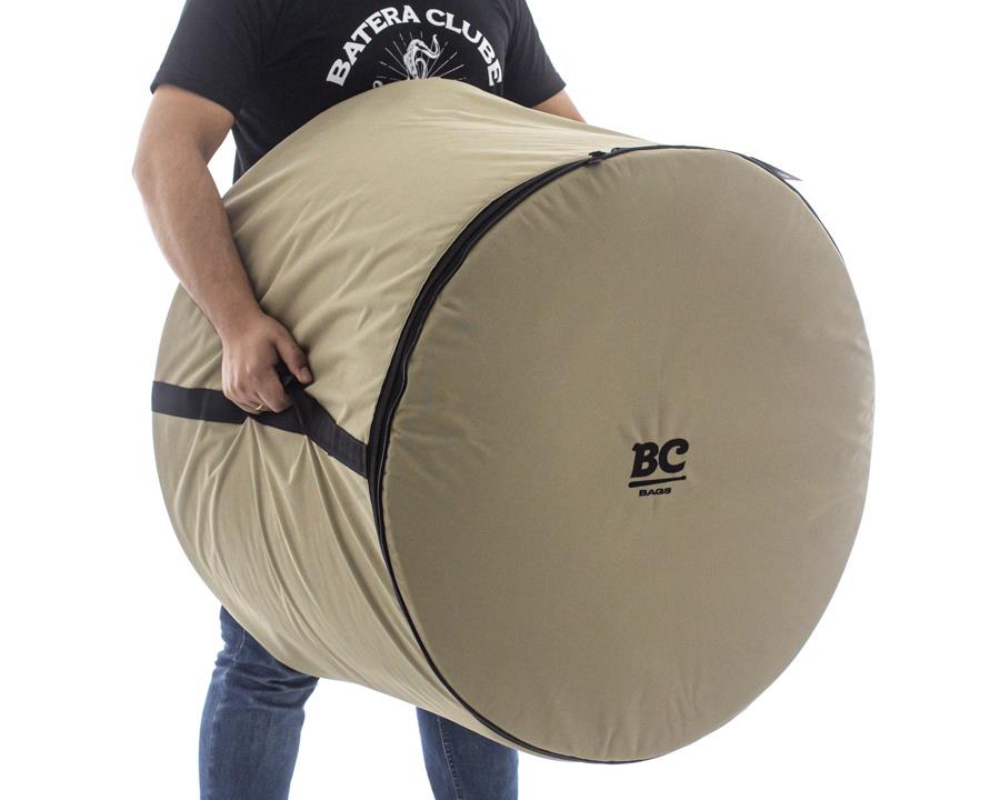 Bag de Bumbo Batera Clube BC Via Sarja 22" com reforço interno e alça emborrachada (000126)