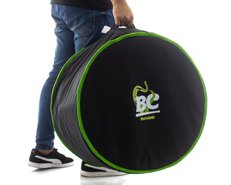 Bag de Bumbo ou Surdo Batera Clube BC Octogear Premium 18" mais rígida com veludo suede (BC0020)