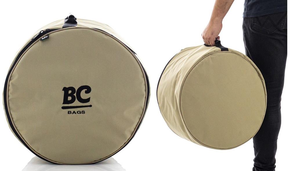 Bag de Caixa Batera Clube BC Via Sarja 14" ou 13" até 8" e 9" de profundidade com alça emborrachada C257L/B