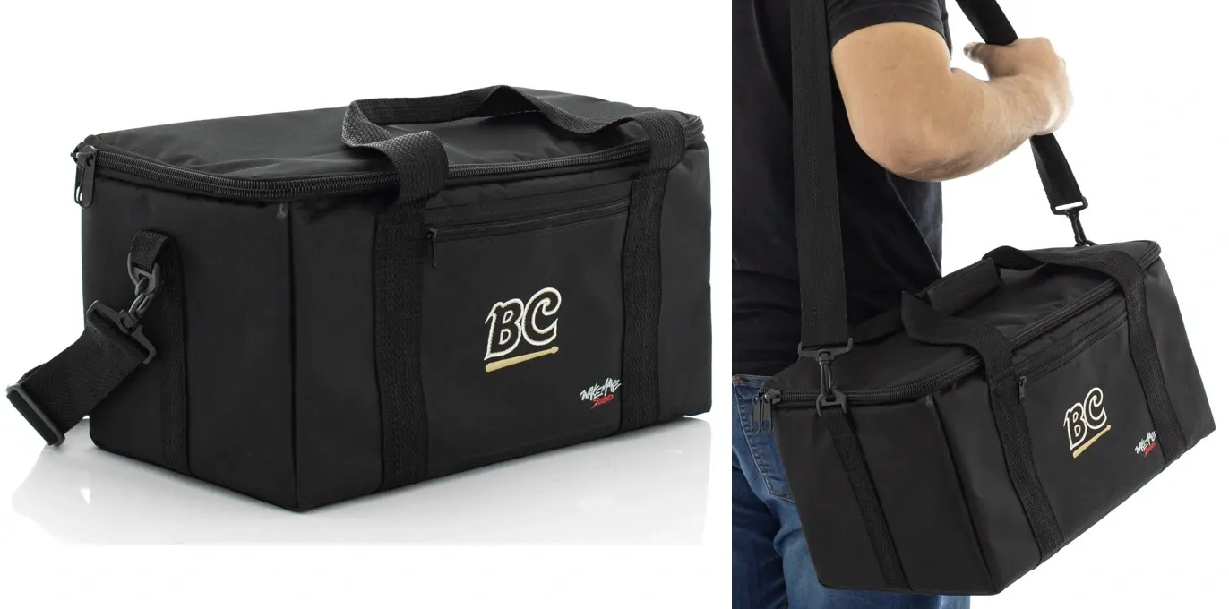 Bag de Pedal BC Batera Clube Signature Wake Make Black pedal duplo ou simples com alça de ombro