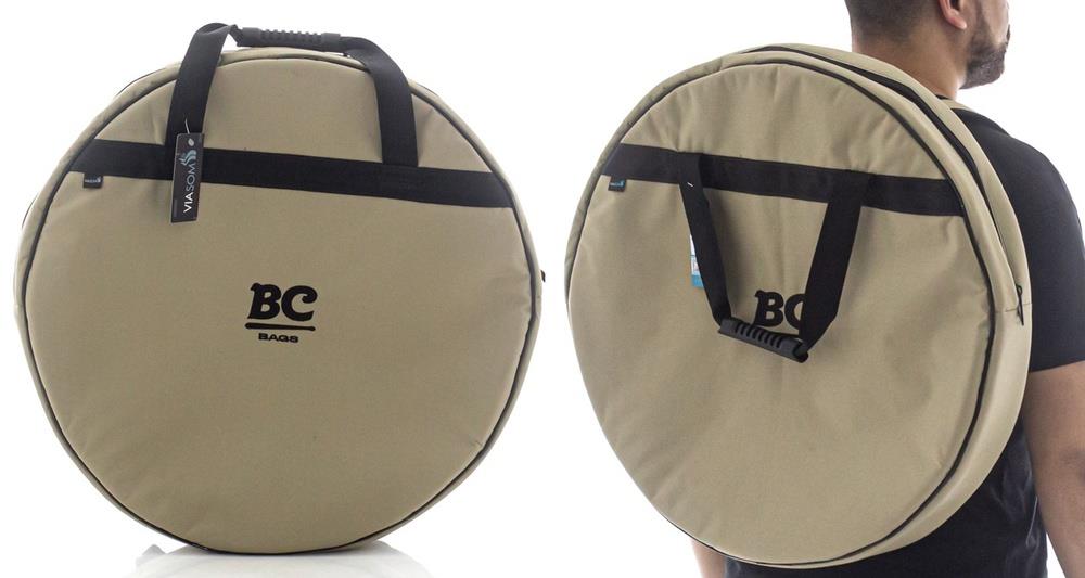 Bag de Pratos Batera Clube BC Via Sarja com alça de mochila para pratos até 22" (001190)