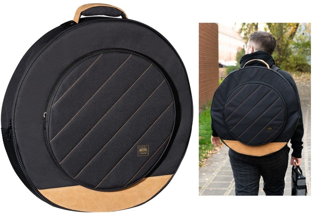 Bag de Pratos Meinl Classic Woven Black para Pratos até 22" alto padrão de luxo e acabamento MCCB22BK