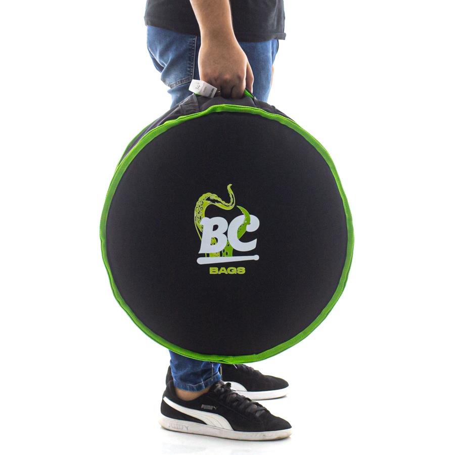 Bag de Surdo Batera Clube BC Octogear Premium 14" mais rígida com veludo suede e costura tripla (BC0018)