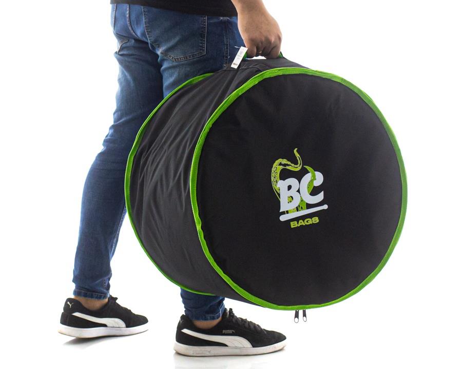 Bag de Surdo Batera Clube BC Octogear Premium 16" mais rígida com veludo suede e costura tripla (BC0019)