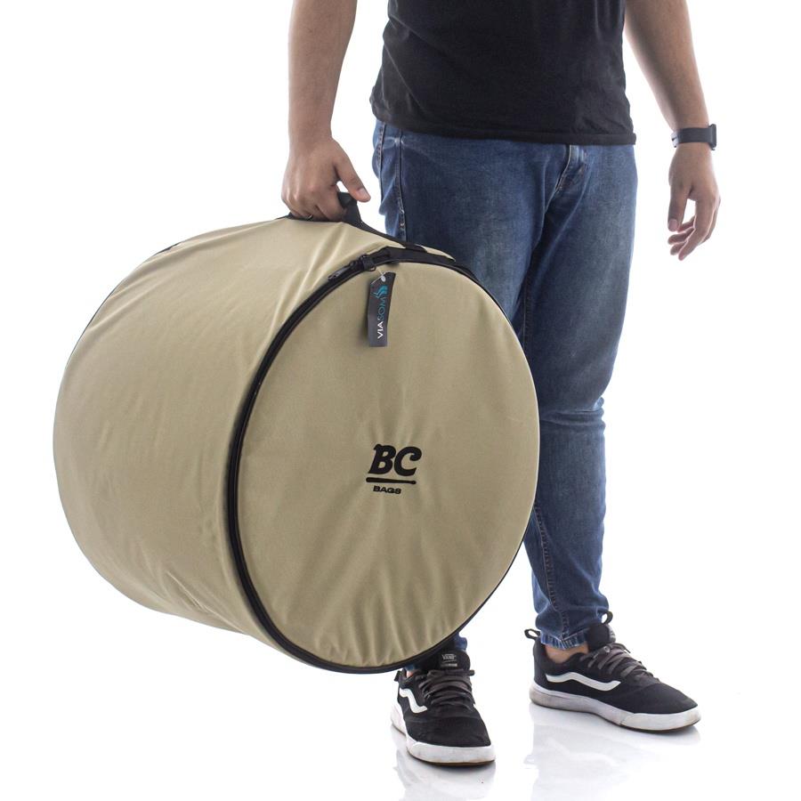 Bag de Surdo Batera Clube BC Via Sarja 14" com reforço interno e alça emborrachada (000404)