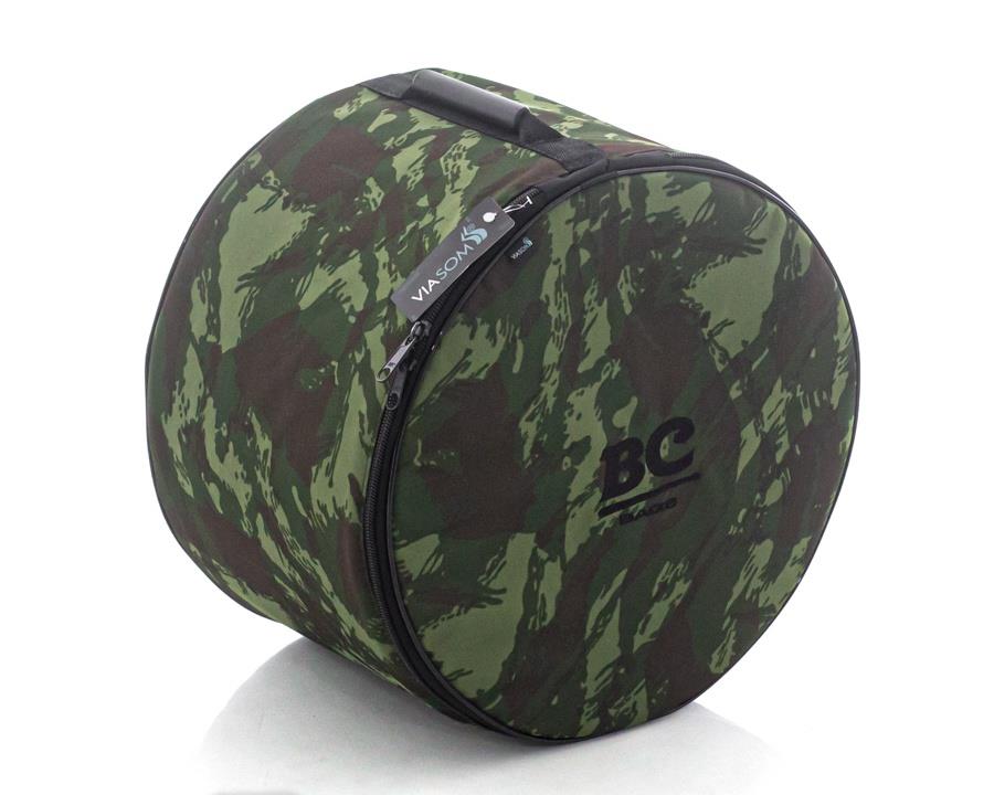 Bag de Tom Batera Clube BC Camuflagem 13" com reforço interno e alça emborrachada (001387)