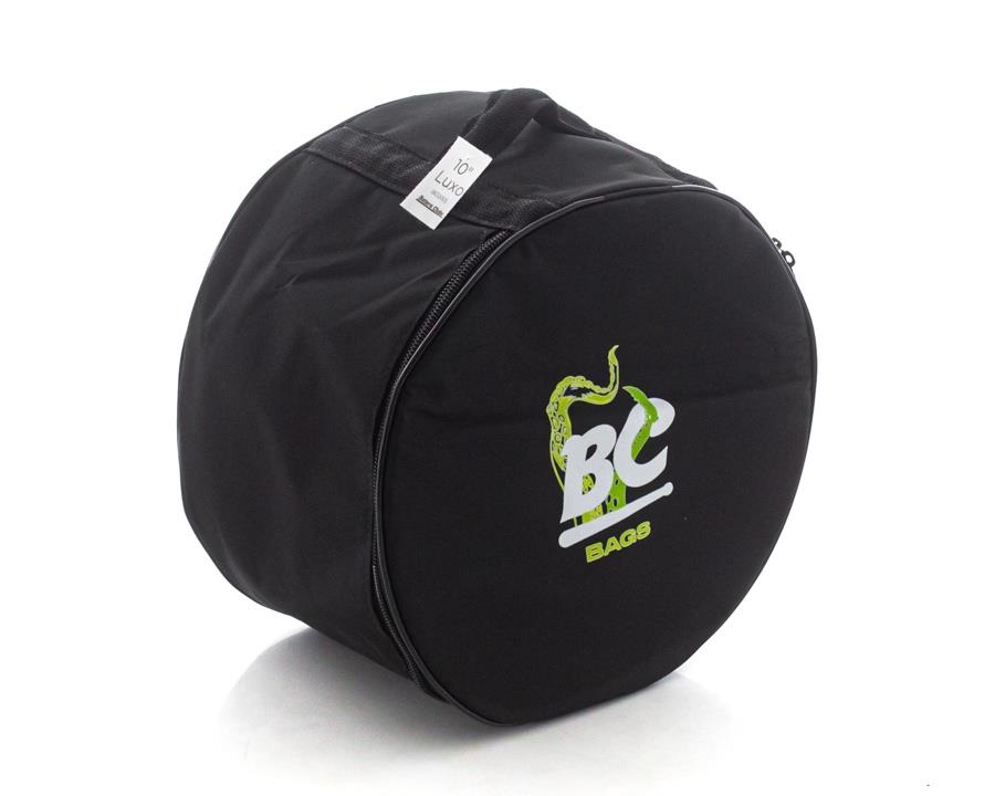 Bag de Tom Batera Clube BC Octogear Black 10" com reforço interno em tecido preto (BC0005)