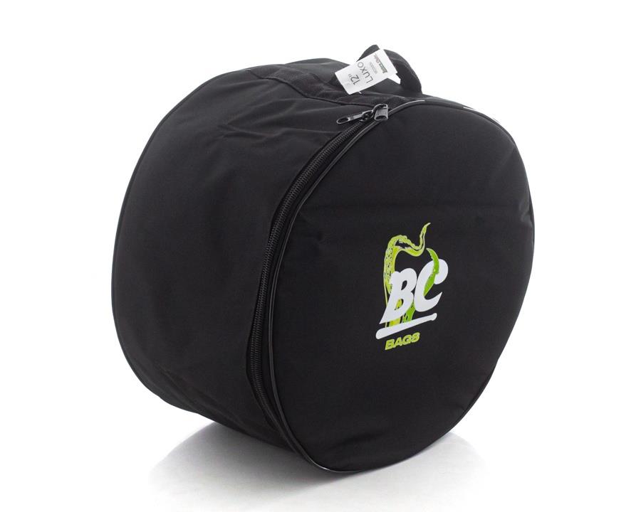 Bag de Tom Batera Clube BC Octogear Black 12" com reforço interno em tecido preto (BC0006)
