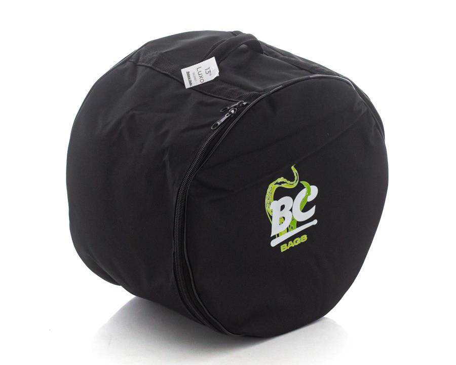 Bag de Tom Batera Clube BC Octogear Black 13" com reforço interno em tecido preto (BC0007)