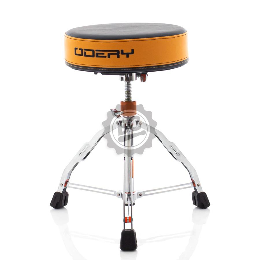 Banco Odery Precept Rounded Orange Black T-906PCT.OR assento redondo extra large padrão top de linha