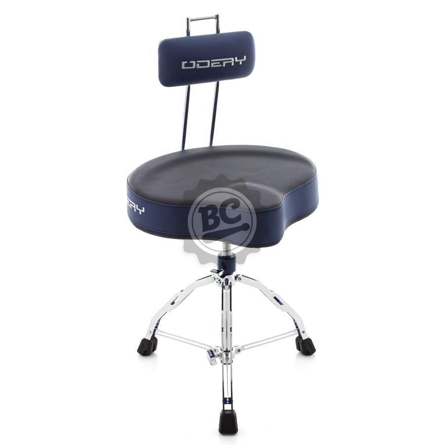 Banco Odery Precept Selim Blue Black com Encosto T-907PCT.BL assento tipo selim extra large top de linha