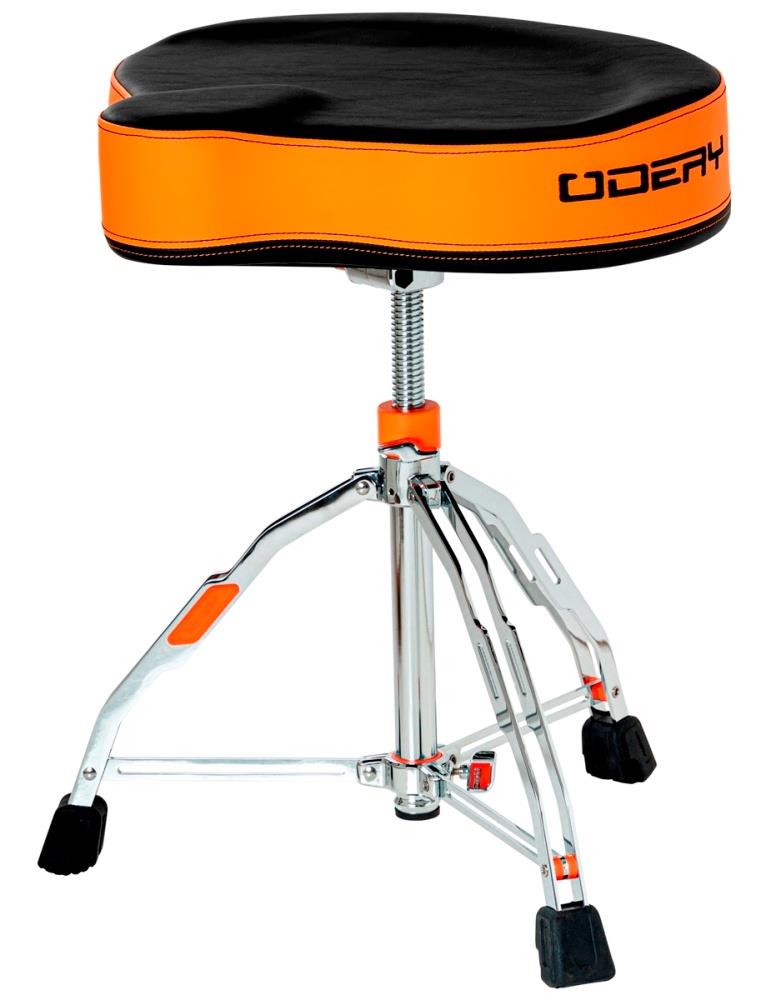Banco Odery Precept Selim Orange Black T-907PCT.OR assento tipo selim extra large padrão top de linha