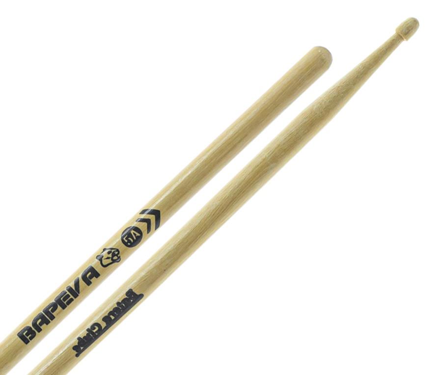 Baqueta 5A Batera Clube Signature Bapeva Hardwood 5A Clássica excelente durabilidade e densidade