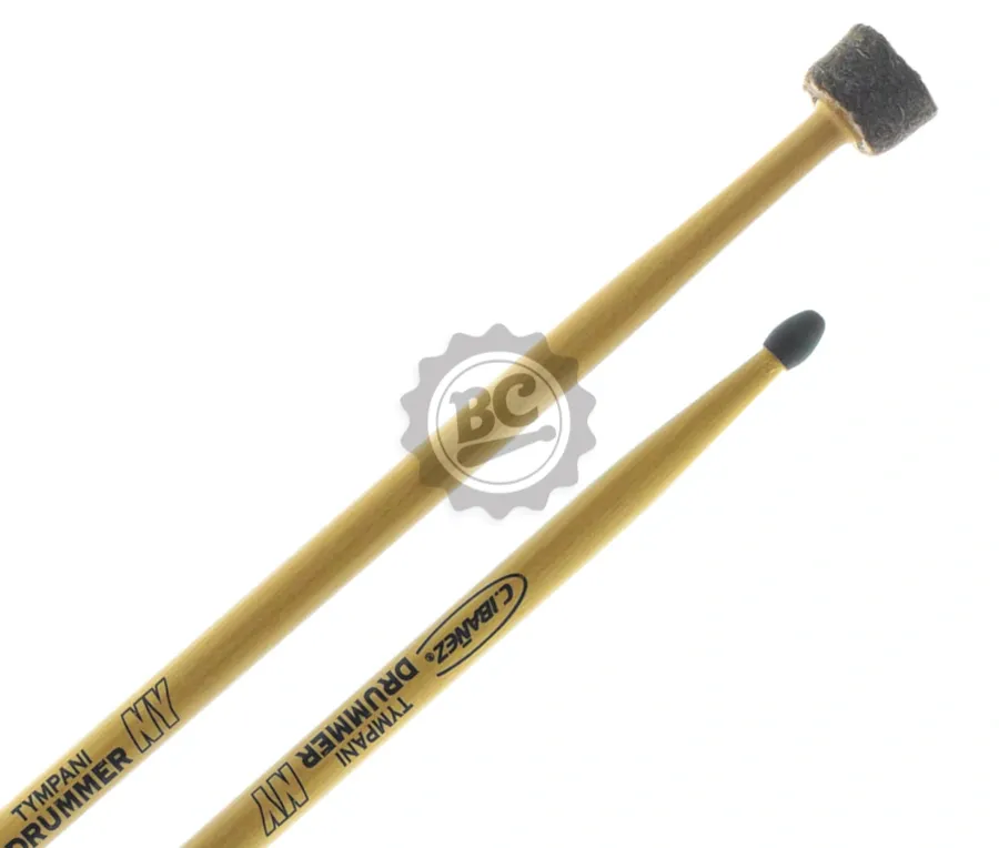 Baqueta Híbrida C. Ibañez Tympani Drummer NY tipo Mallets e normal com ponta de nylon (Padrão 5A) TYDR