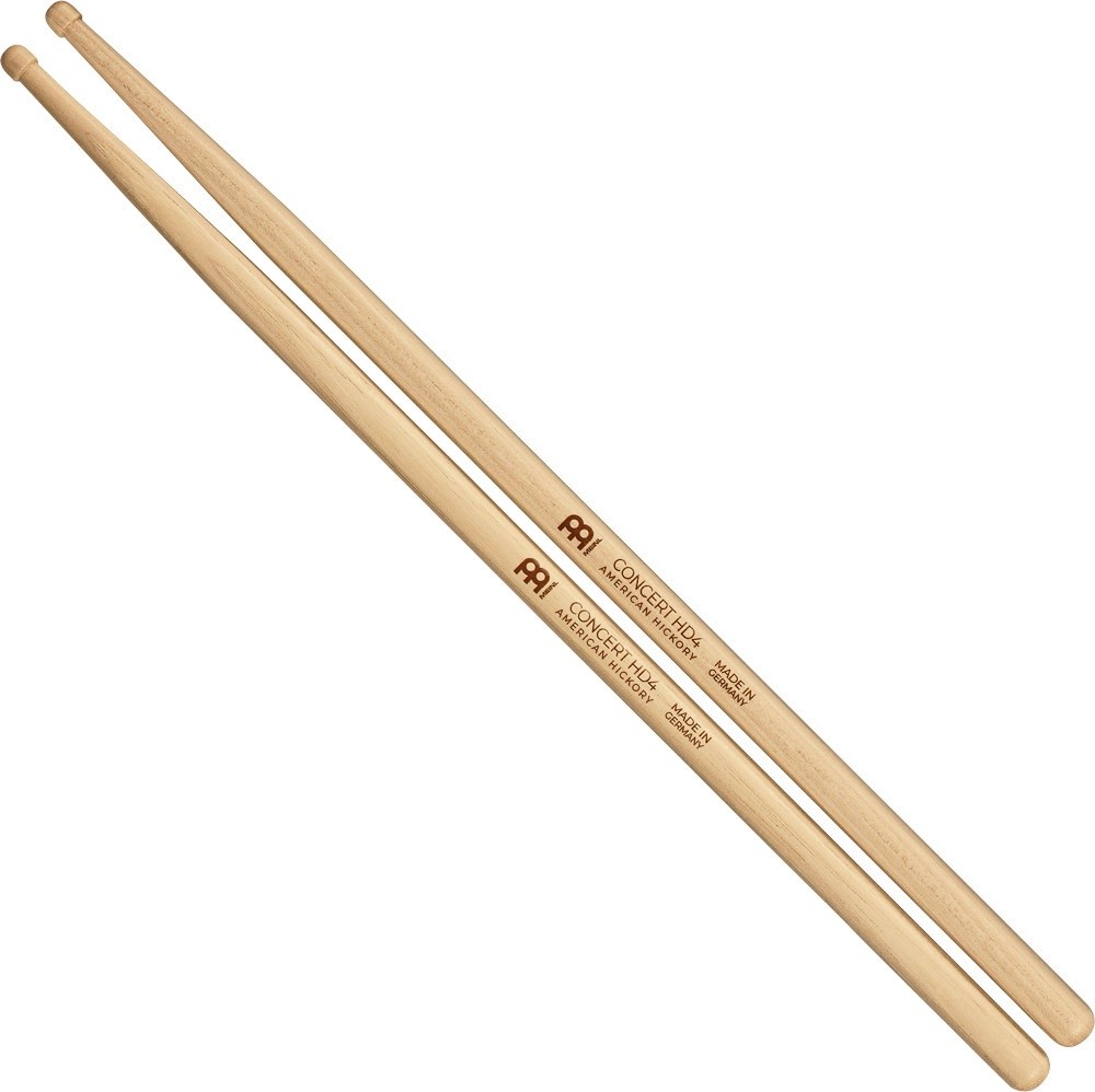 Baqueta Meinl Concert HD4 Padrão 7A Clássica em Hickory SB131 fabricada na Alemanha