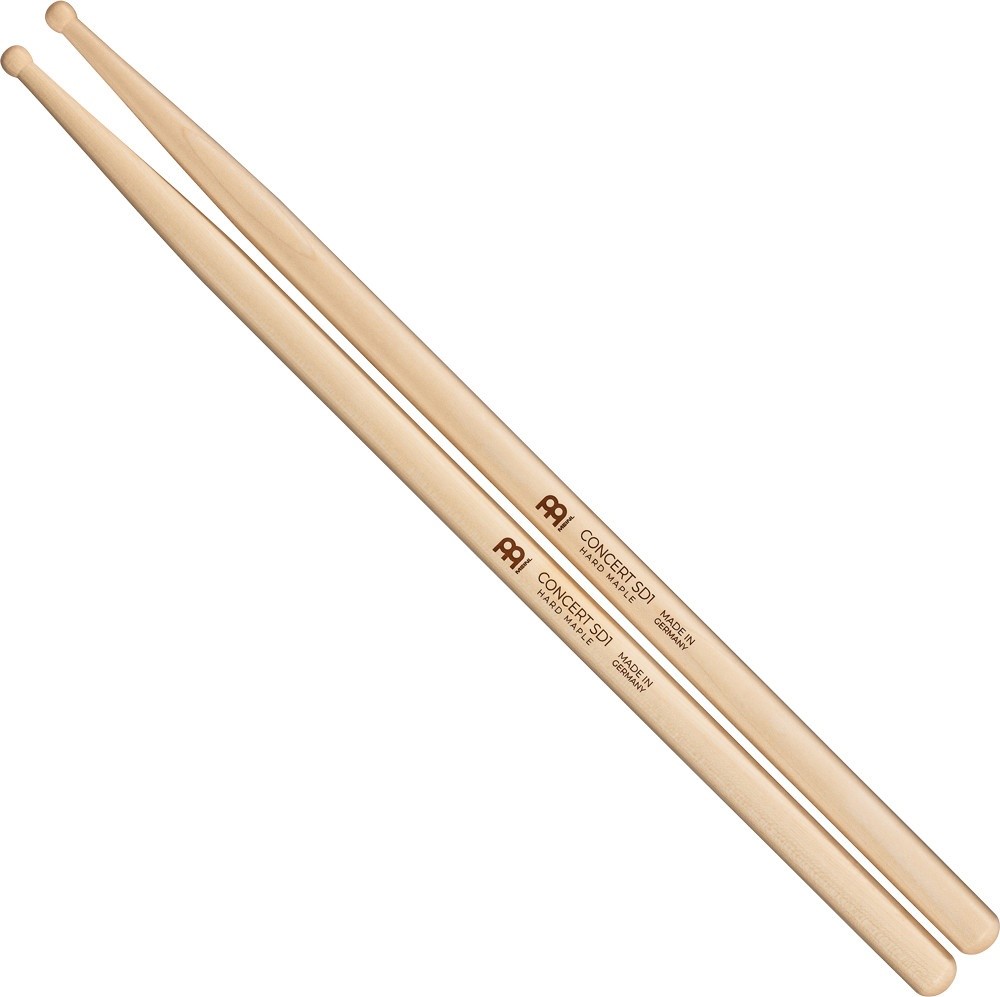 Baqueta Meinl Concert SD1 Padrão 2B Comprida Hard Maple SB113 fabricada na Alemanha modelo 2B confortável