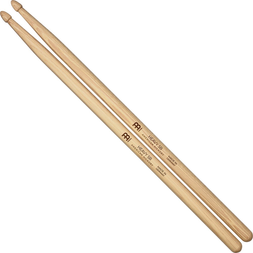 Baqueta Meinl Heavy 5B Padrão mais comprida em Hickory SB109 fabricada na Alemanha altíssimo padrão