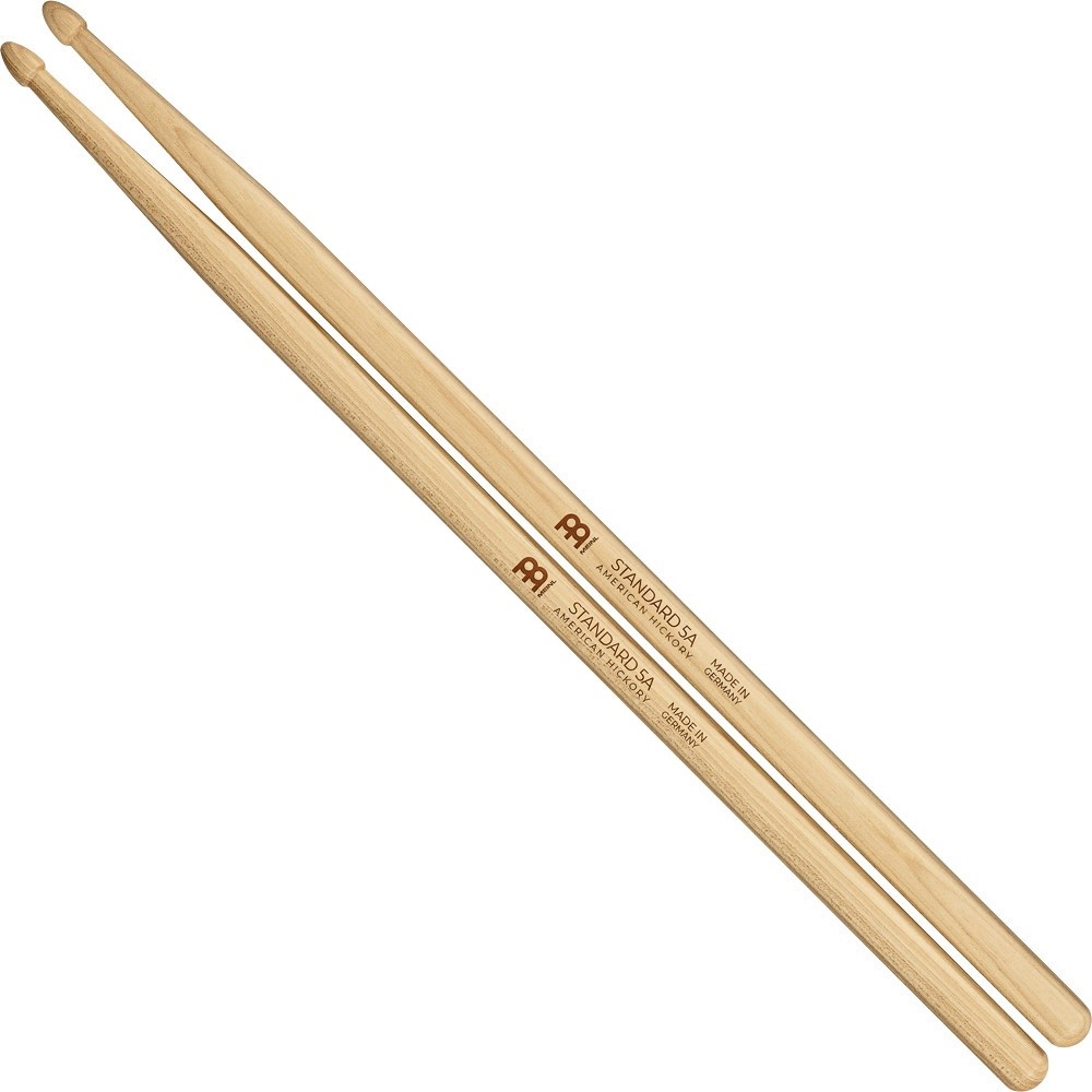 Baqueta Meinl Standard 5A Clássica em Hickory SB101 fabricada na Alemanha altíssimo padrão