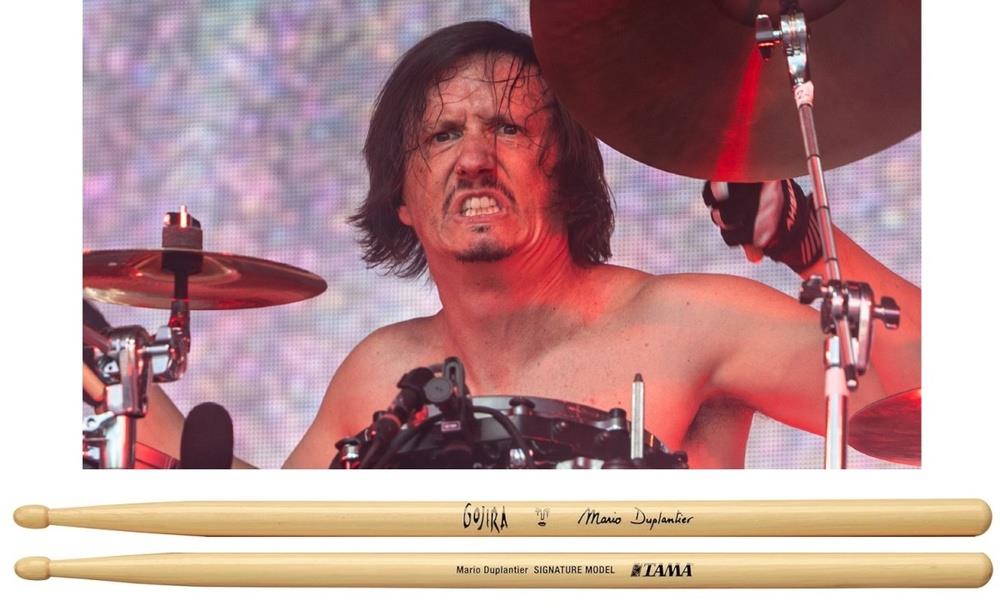 Baqueta Tama Signature Mario Duplantier (Gojira) Padrão 2B Extra Longa Hickory H-MD (035362) Made in Japan