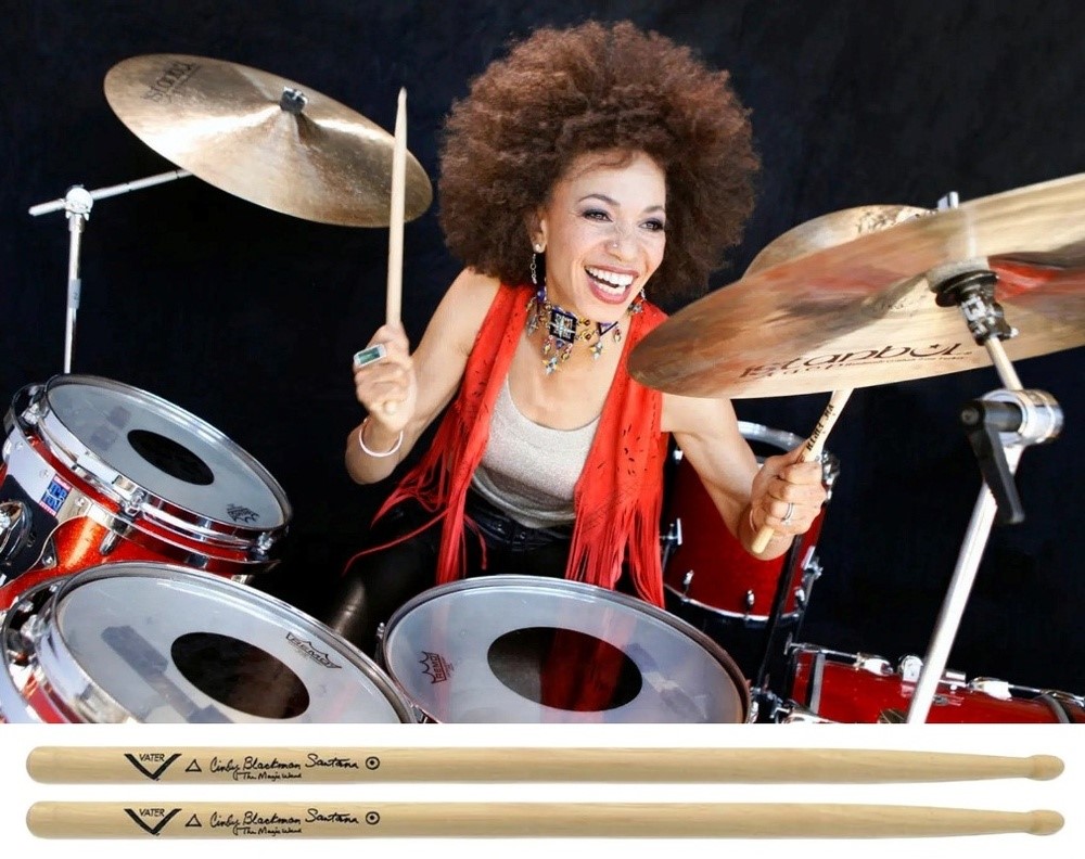 Baqueta Vater Signature Cindy Blackman Padrão 5B/5A VHCBSW Magic Wand em Hickory Made in USA