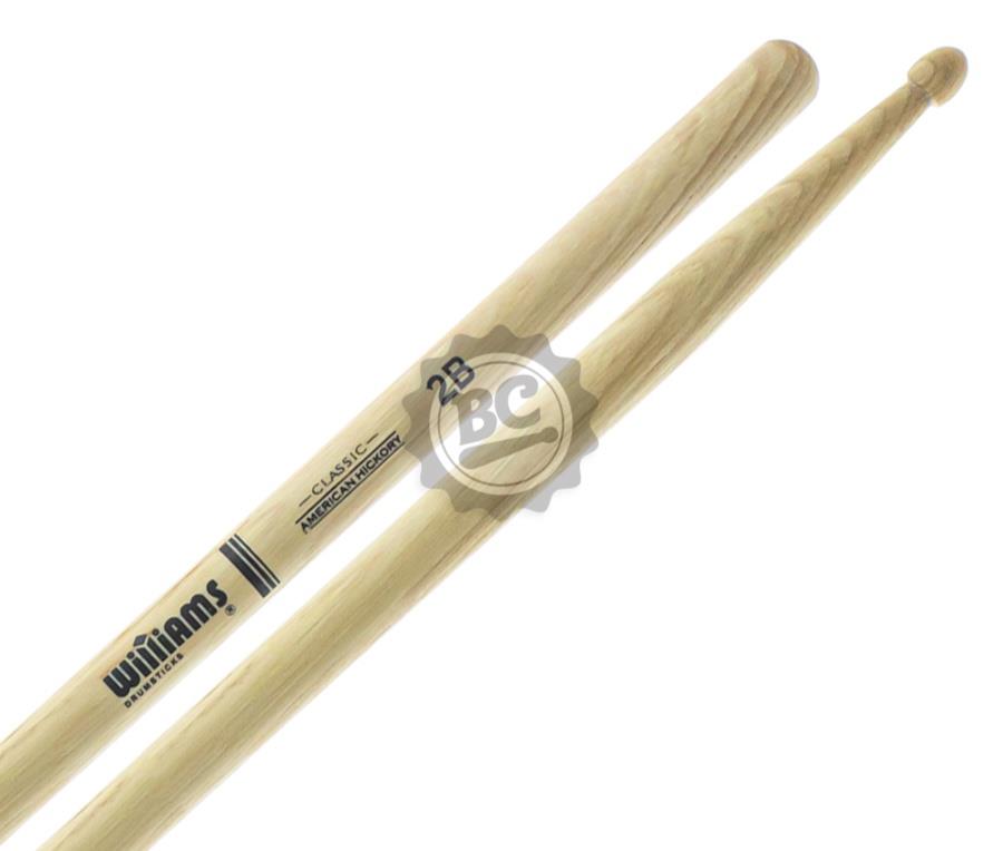 Baqueta Williams Classic American Hickory Padrão 2B Clássica DS-WCL-2B