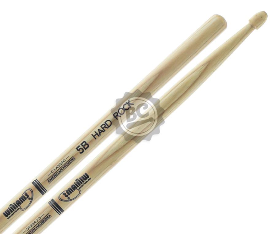 Baqueta Williams Classic American Hickory Padrão 5B Clássica Hard Rock DS-WCL-5B