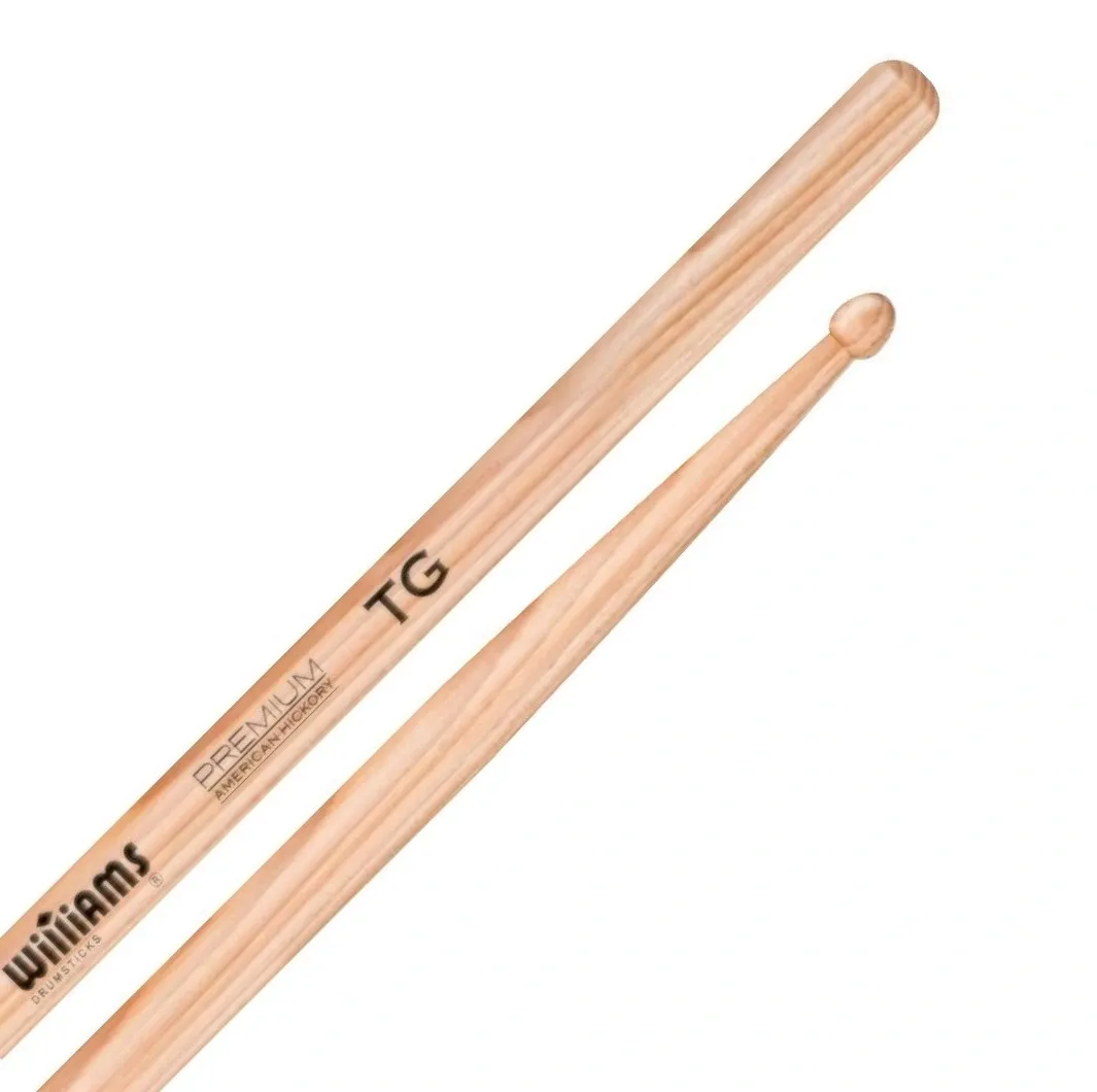 Baqueta Williams Premium American Hickory TG Padrão 5A Clássica Padrão Top USA