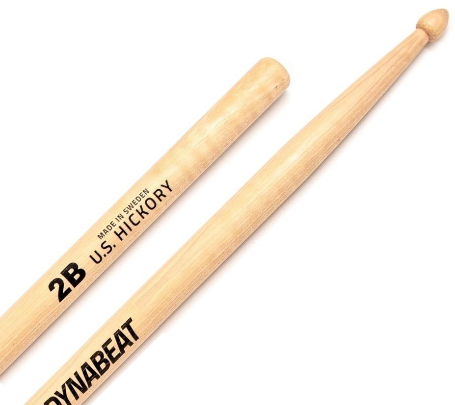 Baqueta Wincent Dynabeat Hickory 2B W-DB2B Fabricada na Suécia Padrão 2B Clássica mais acessível