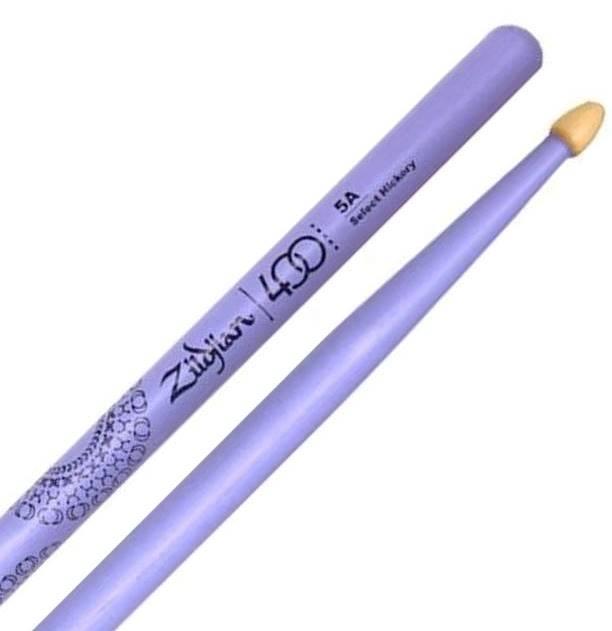 Baqueta Zildjian Limited Padrão 5A Purple 400th Anniversary Ponta de Madeira (16545) Z5AACP-400