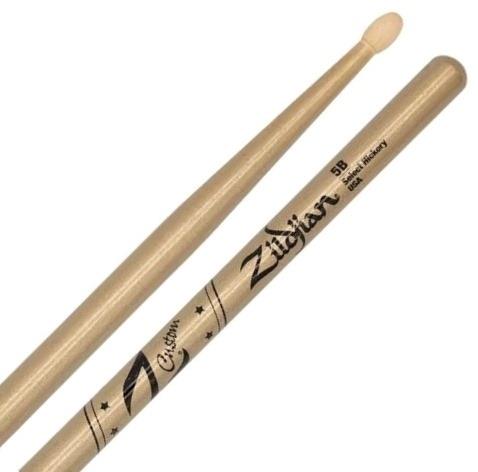 Baqueta Zildjian Limited Padrão 5B Gold Chroma 400th Anniversary Ponta de Madeira (16861) Z5BCG-ZC