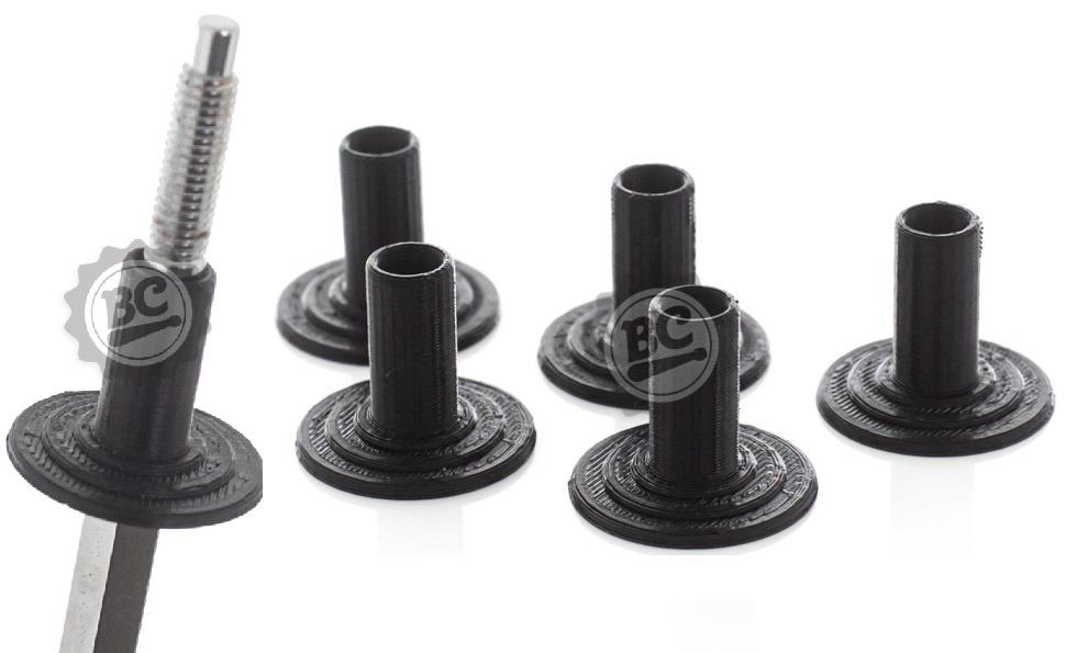 Base para Estante de Prato D-Tuner Cymbal Sleeve Kit com 5 unidades para Rosca 8mm DT04