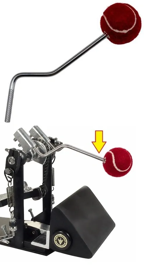 Batedor de Bumbo Invertido Torelli TBB83 de borracha para uso em baterias de estudo e pads de  efeito
