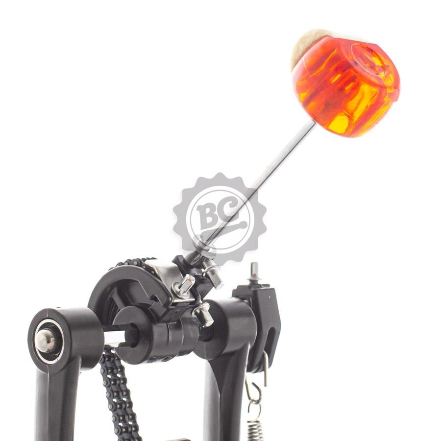 Batedor de Bumbo Liverpool Acrylic Orange com 2 faces, fibra (+ kick) e feltro (+ grave) 11620