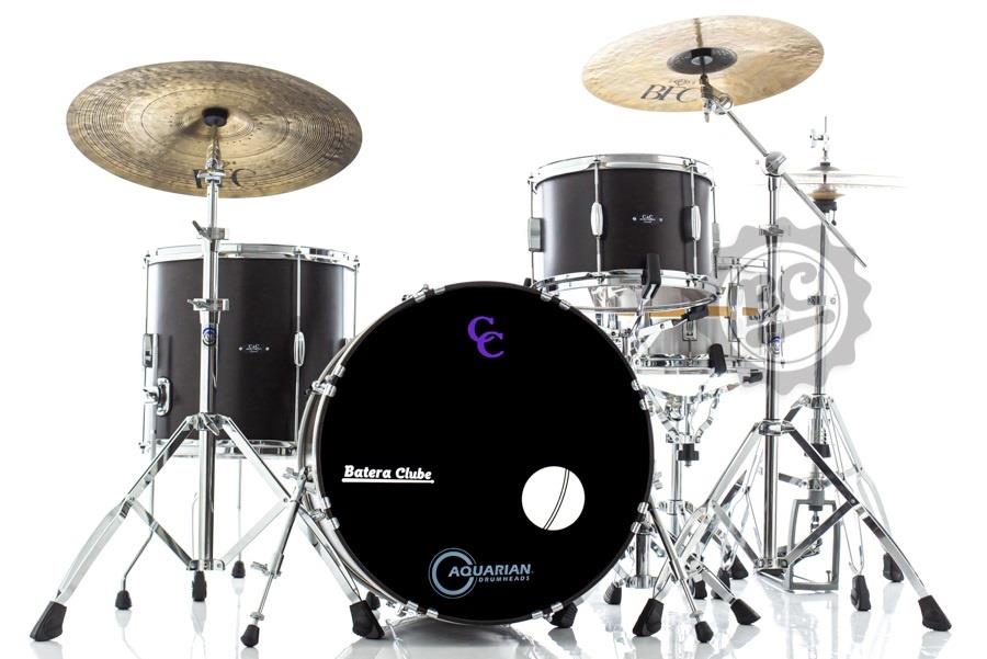 Bateria C&C Player Date II Ebony Satin Mahogany 22x14", 13x9", 16x15" Made in USA (Shell Pack)