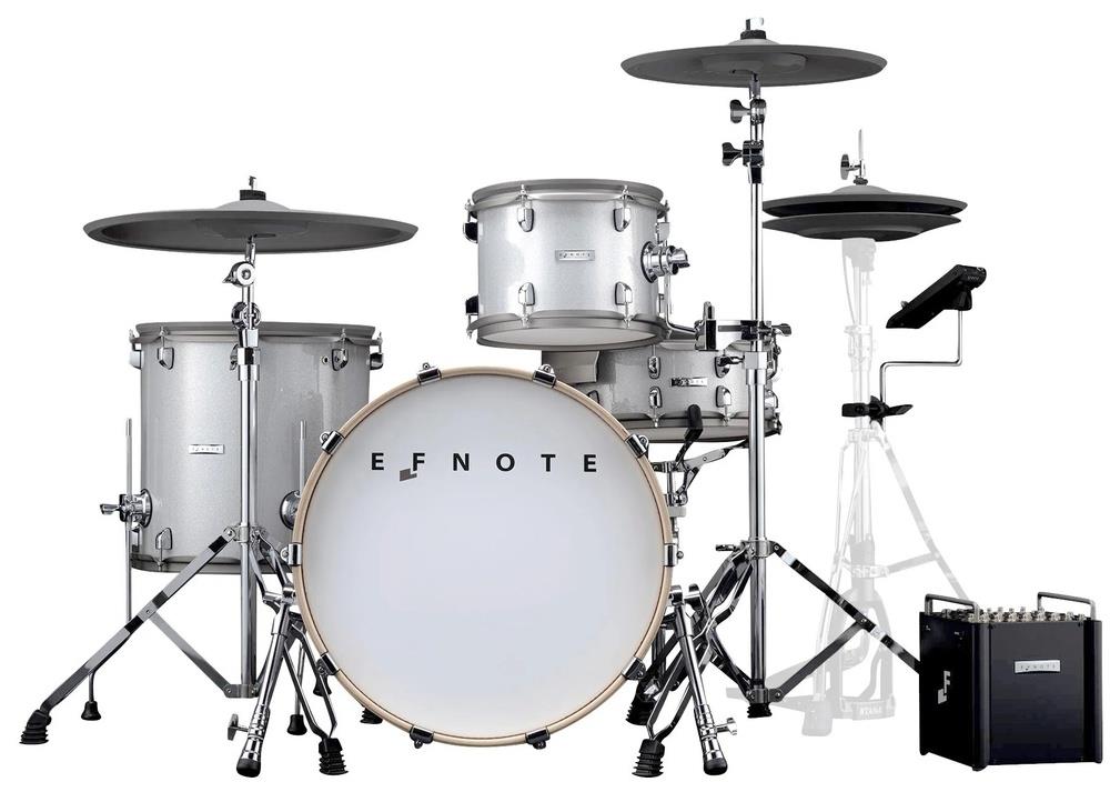 Bateria Eletrônica EFNote Pro 700 com Stage Box e Módulo Pro (Shell Pack) padrão top Roland e Yamaha