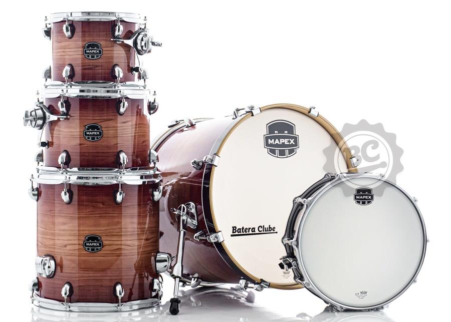 Bateria Mapex Armory Fusion Maple Birch AR504S Redwood Burst 20",10",12",14" (Shell Pack)