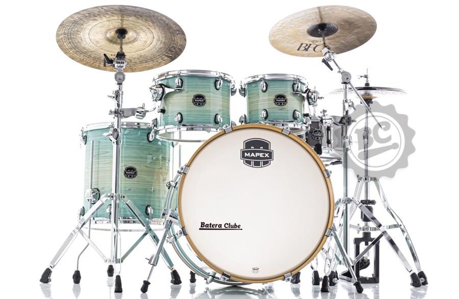 Bateria Mapex Armory Fusion Maple Birch AR504S Ultramarine 20",10",12",14" com Ferragens