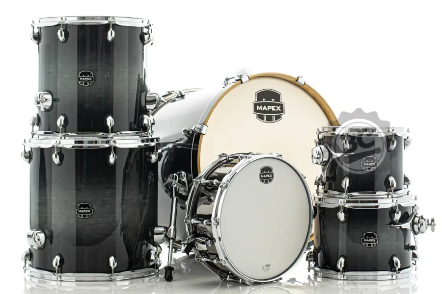 Bateria Mapex Armory Maple Birch Black Onyx Burst 22",10",12",14",16" (Shell Pack) AR628SV