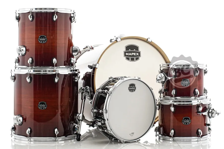 Bateria Mapex Armory Maple Birch Red Onyx Burst 22",10",12",14",16" (Shell Pack) AR628SV