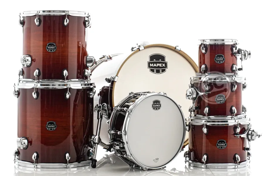 Bateria Mapex Armory Maple Birch Red Onyx Burst 22",8",10",12",14",16" (Shell Pack) AR628SV