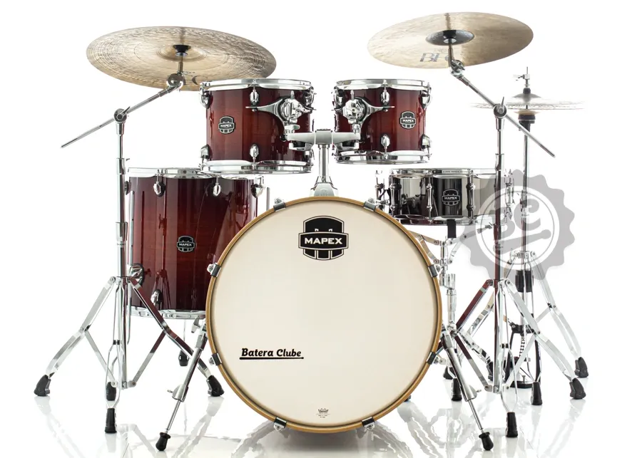 Bateria Mapex Armory Maple Birch Red Onyx Burst Fusion 20",10",12",14" (Shell Pack) AR504SV