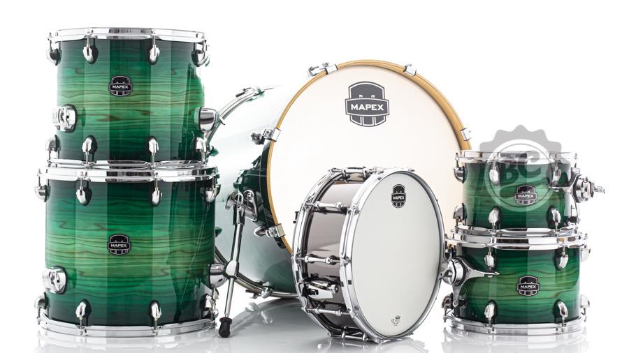 Bateria Mapex Armory Studioease Maple Birch AR628SFU Emerald Burst 22",10",12",14",16" (Shell Pack)