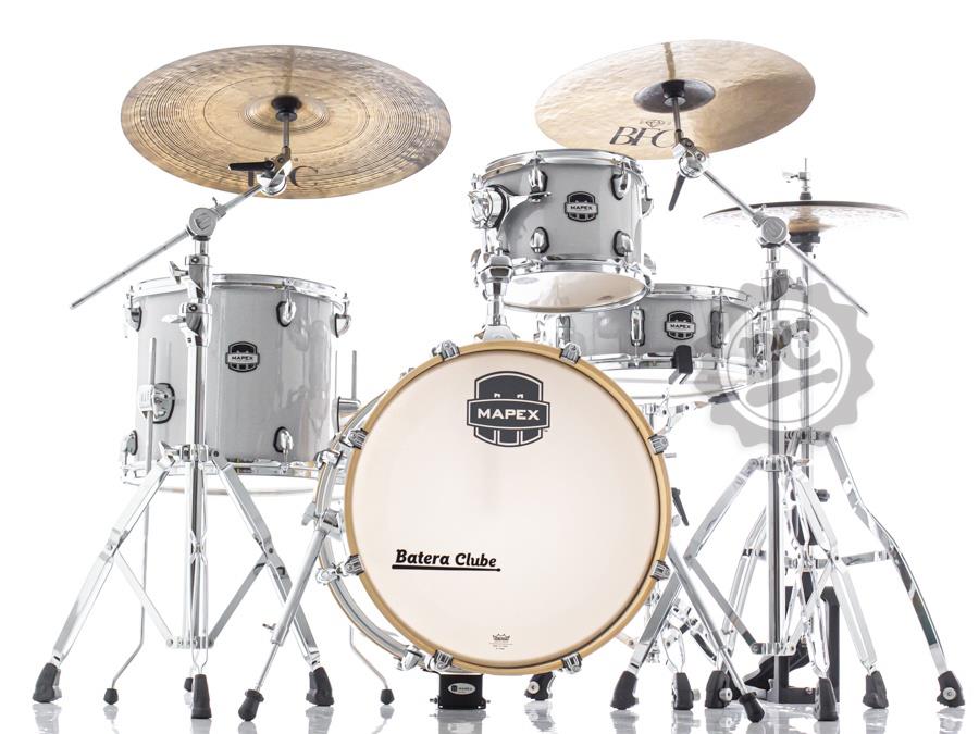 Bateria Mapex Mars Bop Set MA486S Diamond Sparkle com Bumbo 18", 10", 14" e Caixa 14x5" (Shell Pack)