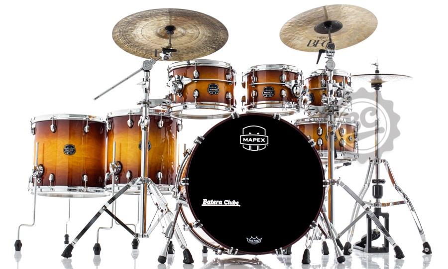 Bateria Mapex Saturn Evolution Maple Exotic Sunburst 22",8",10",12",14",16" (Shell Pack)