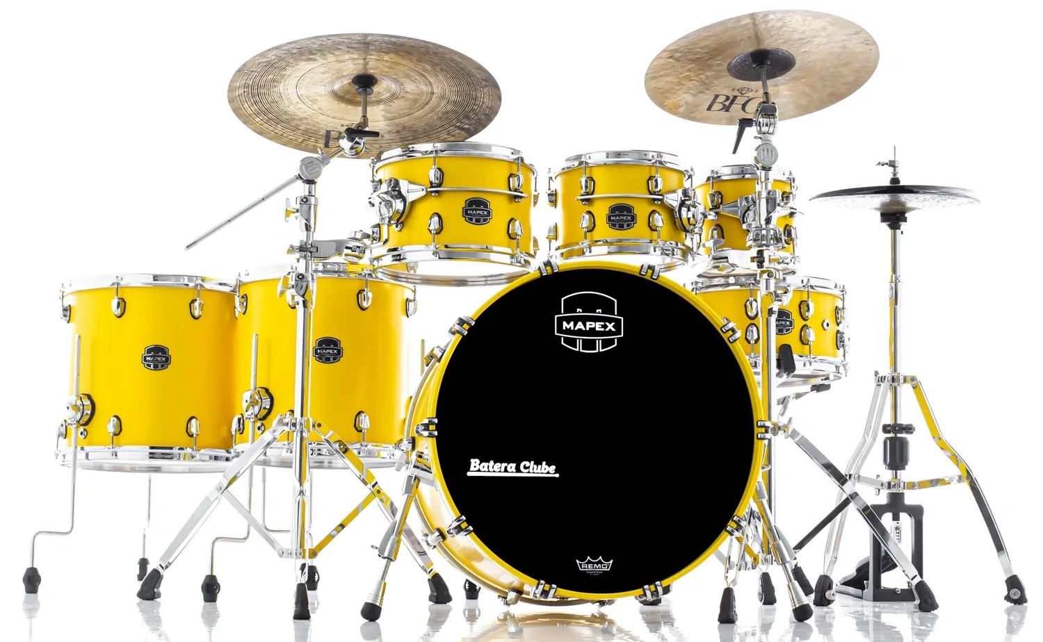Bateria Mapex Saturn Evolution Maple Tuscan Yellow 22",8",10",12",14",16" (Shell Pack)